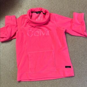 Calvin Klein Vibrant Pink Cowl Neck Sweatshirt